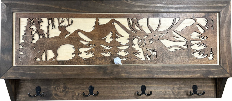 Coat Rack Hidden Gun Storage - Deer Hunting In The Woods