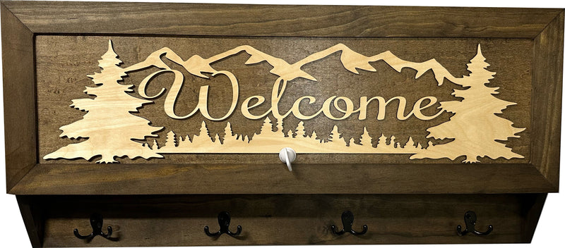 Coat Rack Hidden Gun Storage - Welcome