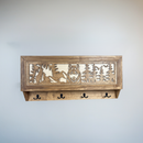 Coat Rack Hidden Gun Storage - Wolf In The Mountains