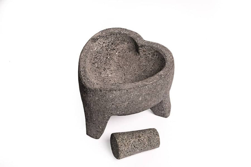 Craft by Order- Giant Molcajete Heart 12" Volcanic Stone