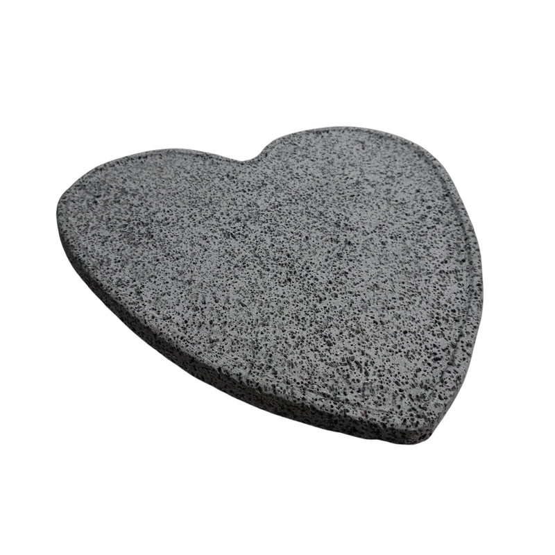 Heart Shaped Comal 12.5" x 13.3" Volcanic Stone comal corazon