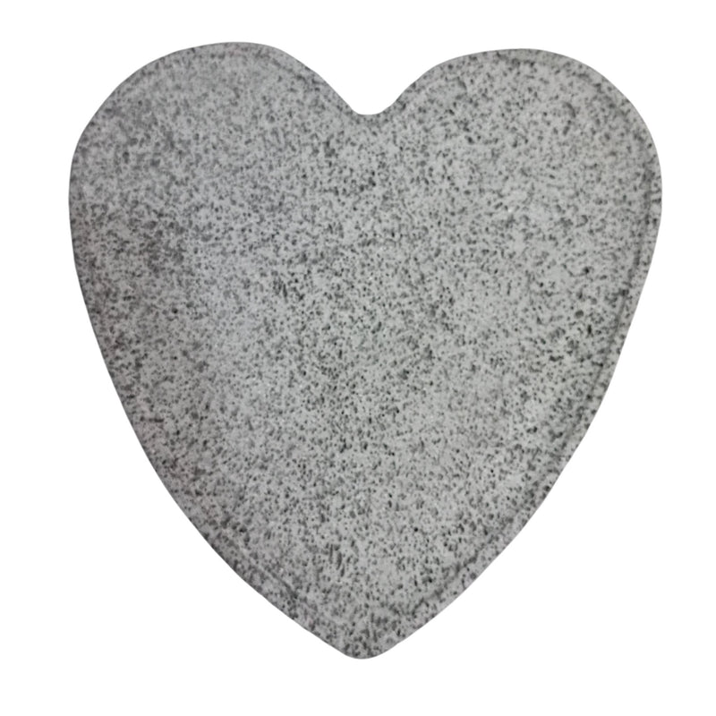 Heart Shaped Comal 12.5" x 13.3" Volcanic Stone comal corazon