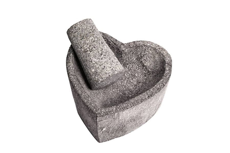 Craft by Order- Heart Molcajete Yolotl 6" Volcanic Stone