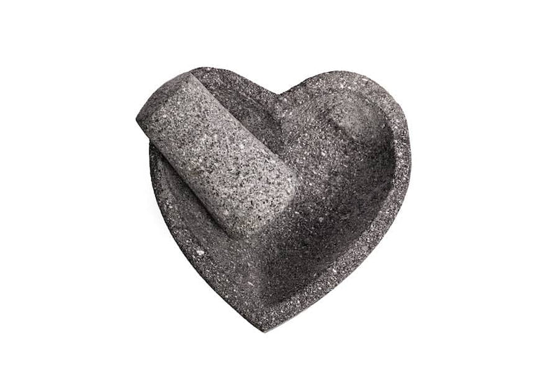 Craft by Order- Heart Molcajete Yolotl 6" Volcanic Stone