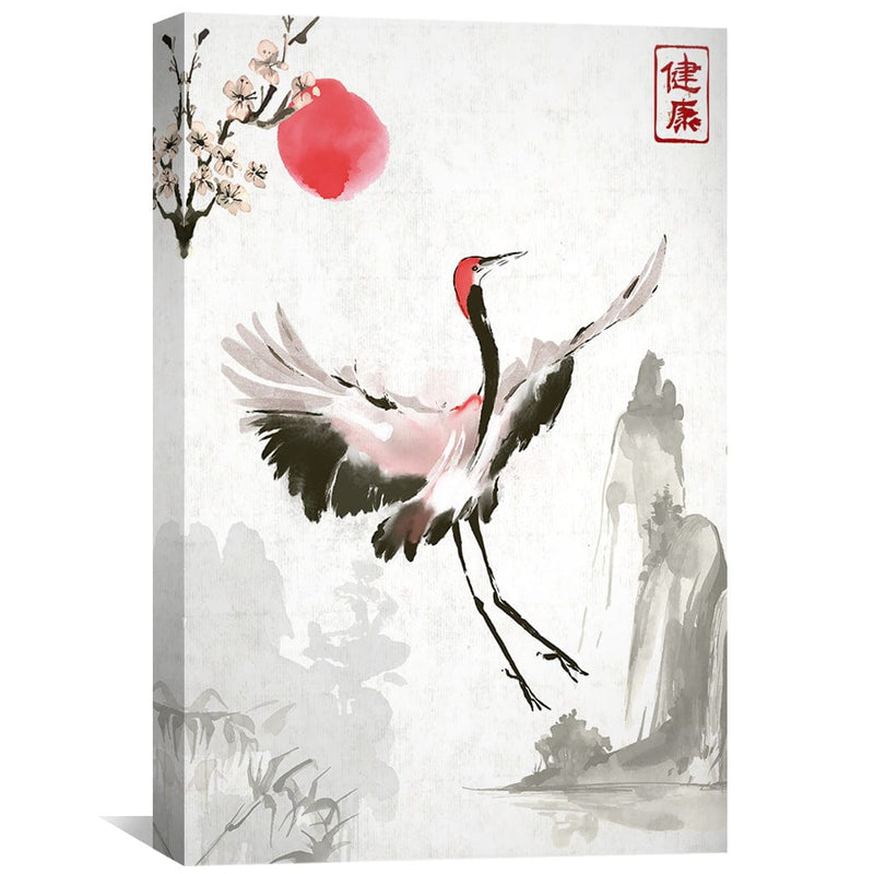 Crane Bird Canvas