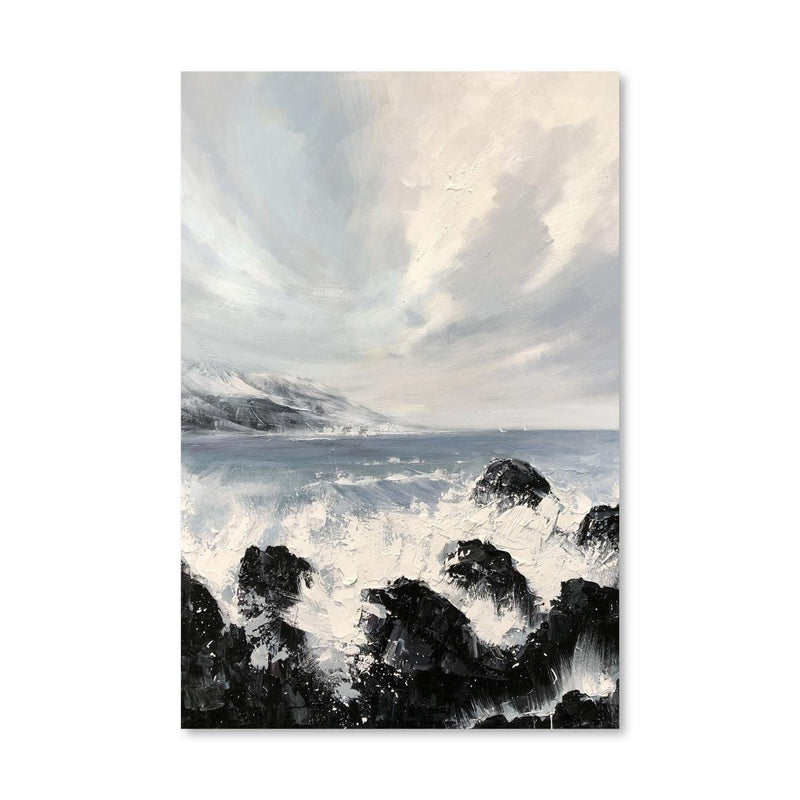 Crashing Waves Oil Painting