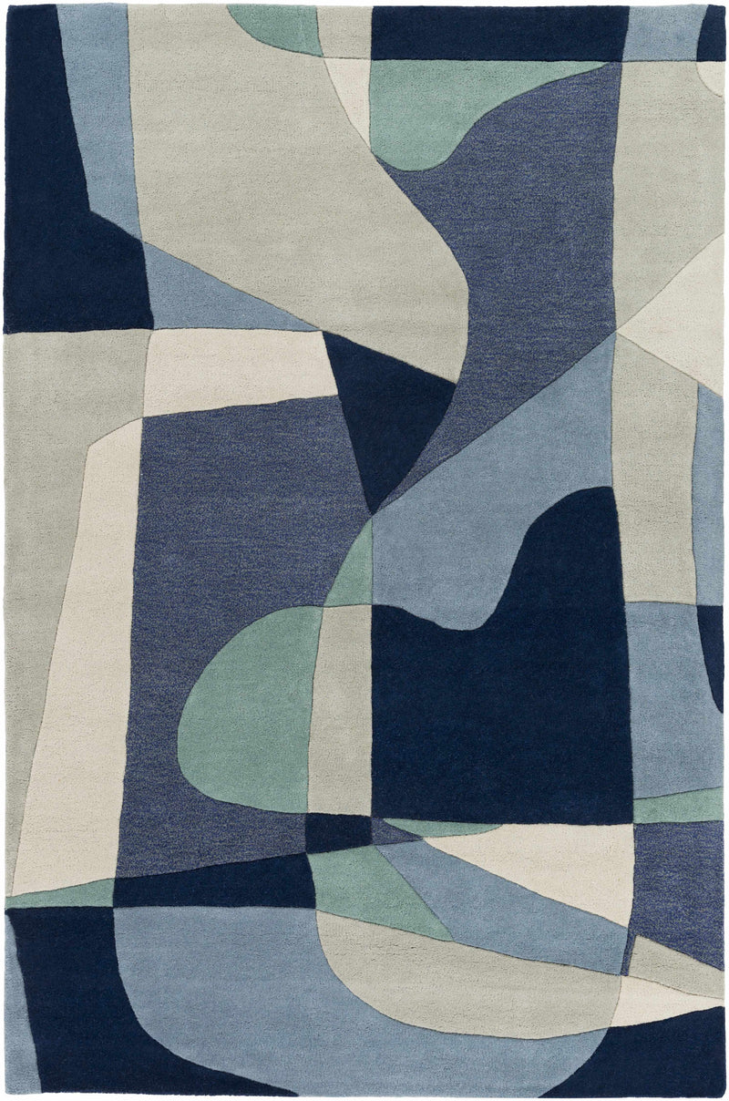 Crawfordsville Modern Hand Tufted Wool Rug