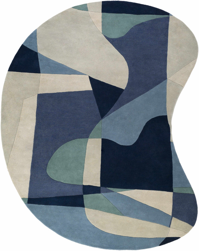 Crawfordsville Modern Hand Tufted Wool Rug