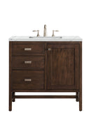 James Martin Addison 36" Single Bathroom Vanity, Mid-Century Acacia
