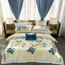 GobekUsa 200S Embroidery Egyptian Cotton Bedding Set Queen King Linens