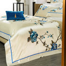 GobekUsa 200S Embroidery Egyptian Cotton Bedding Set Queen King Linens