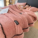 GobekUsa Fluffy Fleece Blanket for Bed Sofa Cover Glade Cozy Warmth Blanket