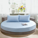 GobekUsa Cotton Round Fitted Bed Sheet Set with Pillowcases