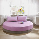 GobekUsa Cotton Round Fitted Bed Sheet Set with Pillowcases