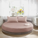 GobekUsa Cotton Round Fitted Bed Sheet Set with Pillowcases
