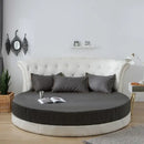 GobekUsa Cotton Round Fitted Bed Sheet Set with Pillowcases