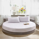 GobekUsa Cotton Round Fitted Bed Sheet Set with Pillowcases