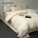 GobekUsa Egyptian Cotton Hotel Style Bedding Set 1000TC Queen King Duvet Cover Sheet Pillowcases