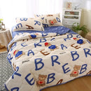 GobekUsa Bear Quilt & Pillowcase Set - Soft & Breathable Summer Bedding