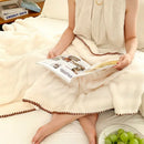 GobekUsa Bubble Velvet Woolen Sofa Blanket - Soft & Warm Multi-Purpose Cover