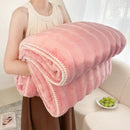 GobekUsa Bubble Velvet Woolen Sofa Blanket - Soft & Warm Multi-Purpose Cover