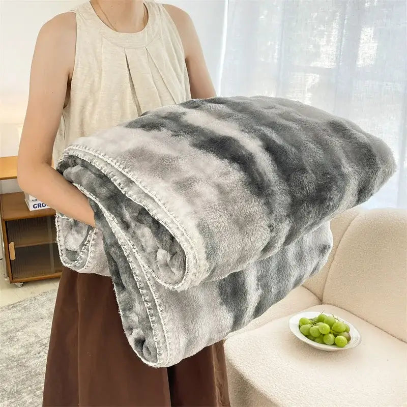 GobekUsa Bubble Velvet Woolen Sofa Blanket - Soft & Warm Multi-Purpose Cover, photo 17 of 18