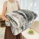 GobekUsa Bubble Velvet Woolen Sofa Blanket - Soft & Warm Multi-Purpose Cover
