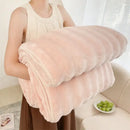 GobekUsa Bubble Velvet Woolen Sofa Blanket - Soft & Warm Multi-Purpose Cover