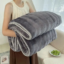 GobekUsa Bubble Velvet Woolen Sofa Blanket - Soft & Warm Multi-Purpose Cover