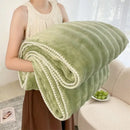 GobekUsa Bubble Velvet Woolen Sofa Blanket - Soft & Warm Multi-Purpose Cover