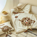 GobekUsa Cartoon Lamb Wool Blanket: Soft & Warm Sofa Cover for Autumn/Winter