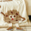 GobekUsa Cartoon Lamb Wool Blanket: Soft & Warm Sofa Cover for Autumn/Winter