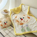 GobekUsa Cartoon Lamb Wool Blanket: Soft & Warm Sofa Cover for Autumn/Winter