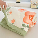 GobekUsa Cartoon Pattern Summer Comforter: Skin-Friendly Breathable Quilt for Kids & Adults