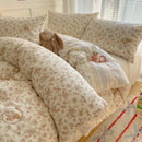 GobekUsa Cartoon Printed Cotton Bedding Set - Soft, Skin-Friendly Duvet Cover