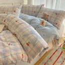 GobekUsa Cartoon Printed Cotton Bedding Set - Soft, Skin-Friendly Duvet Cover