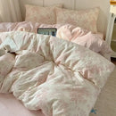 GobekUsa Cartoon Printed Cotton Bedding Set - Soft, Skin-Friendly Duvet Cover