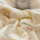 GobekUsa Cartoon Printed Cotton Bedding Set - Soft, Skin-Friendly Duvet Cover