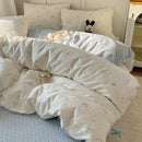 GobekUsa Cartoon Printed Cotton Bedding Set - Soft, Skin-Friendly Duvet Cover