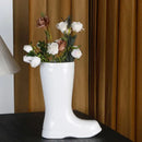 GobekUsa Ceramic Shoe Vase for Stylish Flower Arrangement and Home Decoration