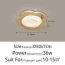 GobekUsa Cream LED Ceiling Light for Bedroom & Living Room décor