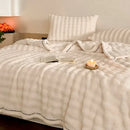 GobekUsa Cozy Bubble Faux Rabbit Fur Blanket: Warm Sofa & Bed Cover for All Seasons