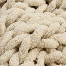 GobekUsa Cozy Chenille Chunky Knit Blanket - Soft Decorative Throw for Bed, Sofa, Living Room - Summer Quilt or Rug Alternative