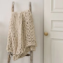 GobekUsa Cozy Chenille Chunky Knit Blanket - Soft Decorative Throw for Bed, Sofa, Living Room - Summer Quilt or Rug Alternative