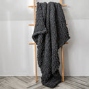 GobekUsa Cozy Chenille Chunky Knit Blanket - Soft Decorative Throw for Bed, Sofa, Living Room - Summer Quilt or Rug Alternative
