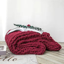 GobekUsa Cozy Chenille Chunky Knit Blanket - Soft Decorative Throw for Bed, Sofa, Living Room - Summer Quilt or Rug Alternative