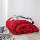 GobekUsa Cozy Chenille Chunky Knit Blanket - Soft Decorative Throw for Bed, Sofa, Living Room - Summer Quilt or Rug Alternative