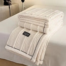 GobekUsa Cozy Faux Rabbit Plush Blanket for Autumn/Winter - Soft Milk Velvet Nap Blanket