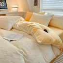 GobekUsa Cozy Milk Fleece Winter Bedding Set - High Density & Skin Friendly