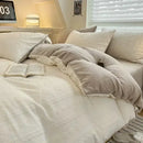 GobekUsa Cozy Milk Fleece Winter Bedding Set - High Density & Skin Friendly